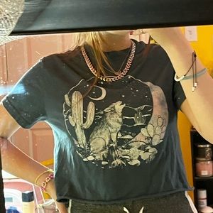 Wolf Crop Tee
